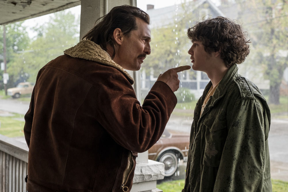 Matthew McConnaughey and Richie Merritt in 'White Boy Rick'